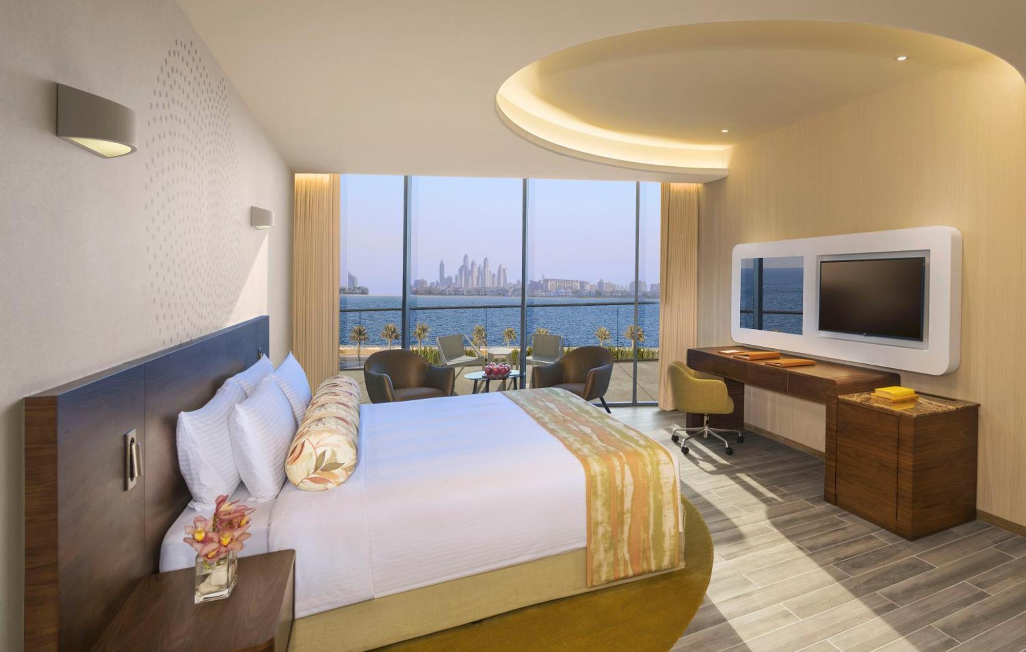 Premium Suite met 1 Slaapkamer, Balkon en Uitzicht op Zee - Toegang tot de Club Lounge