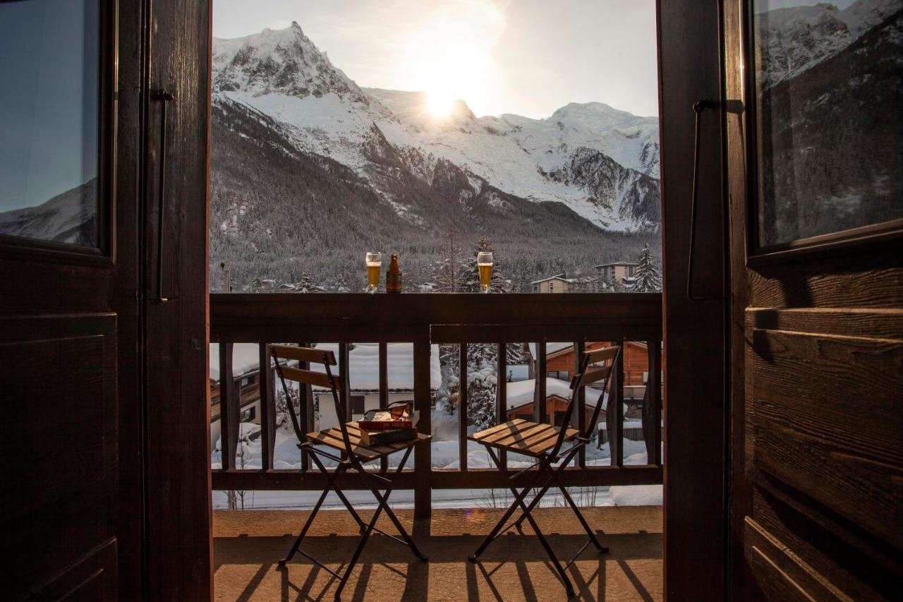 Habitación Doble con balcón y vistas al Mont Blanc