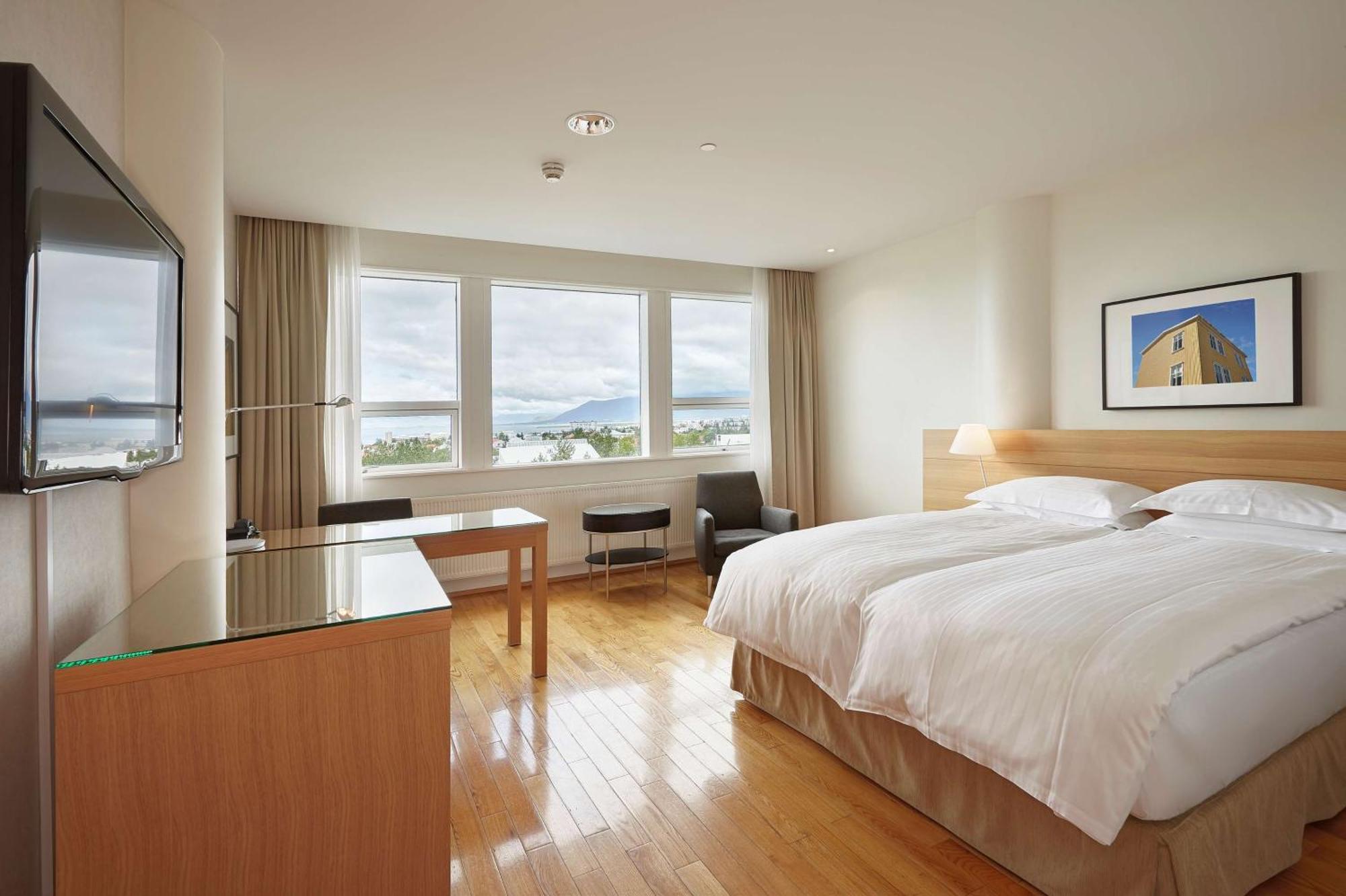 Connecting Family Room with Scenic View