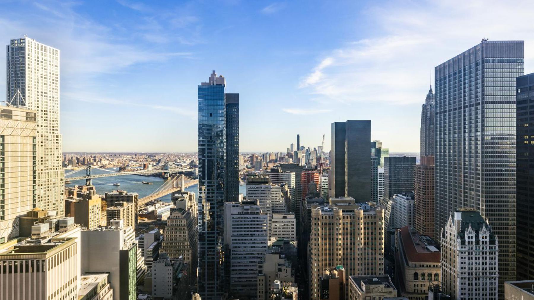 Premier Unit met Kingsize Bed - Uitzicht op de Brooklyn Bridge - Hoge verdieping