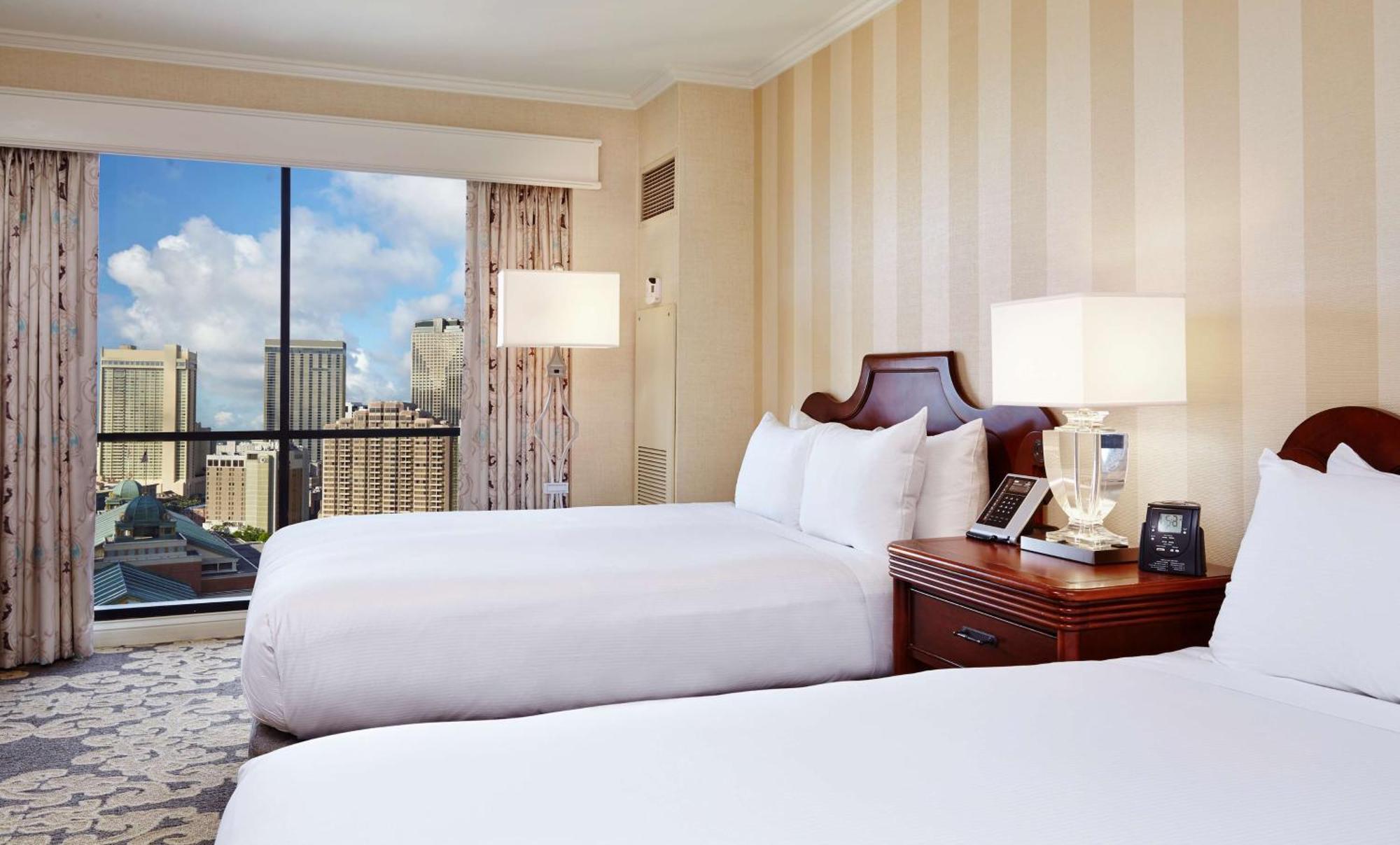 Standard Queen Room Two Queen Beds Roll Shower Disability Access
