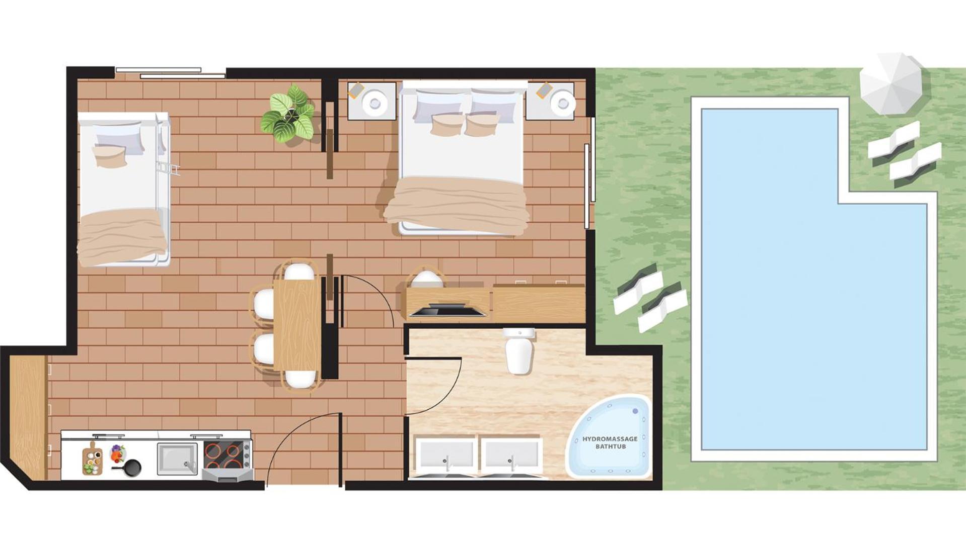 Appartement Familial avec Piscine