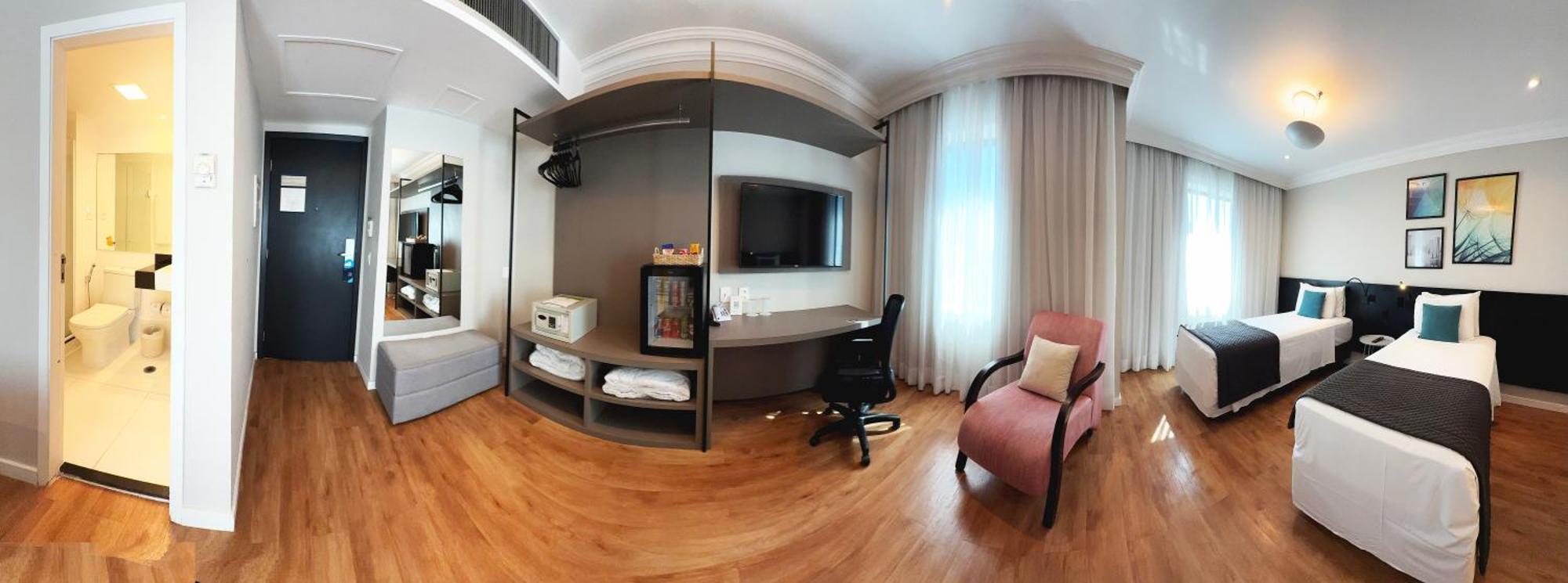 Quarto com 2 Camas de Solteiro