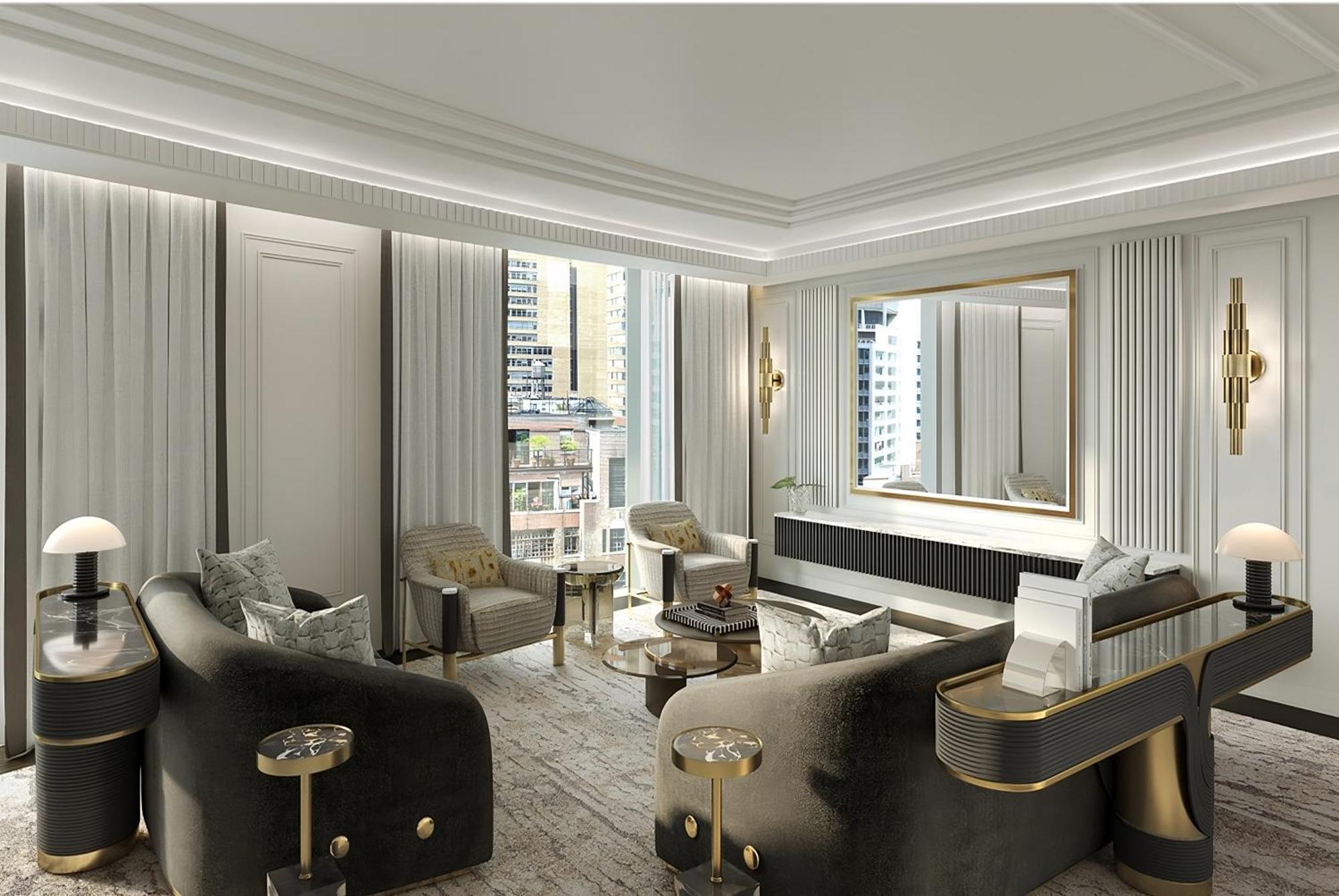 Penthouse Suite 1 King Bedroom on 28th floor, Living & Dining Rooms, Kitchenette,1682931868:JPEG
