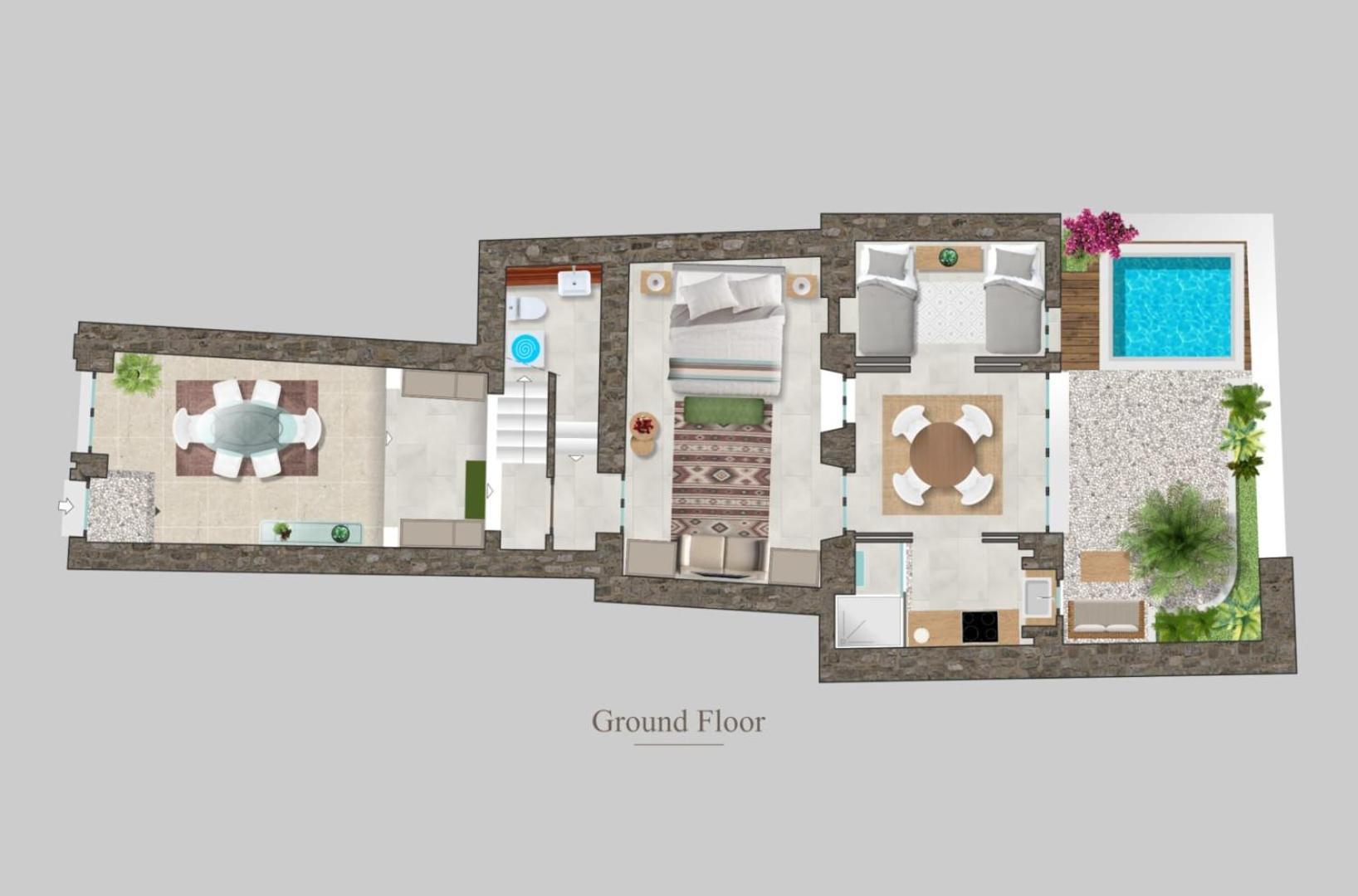 Two-Bedroom Townhouse Annex