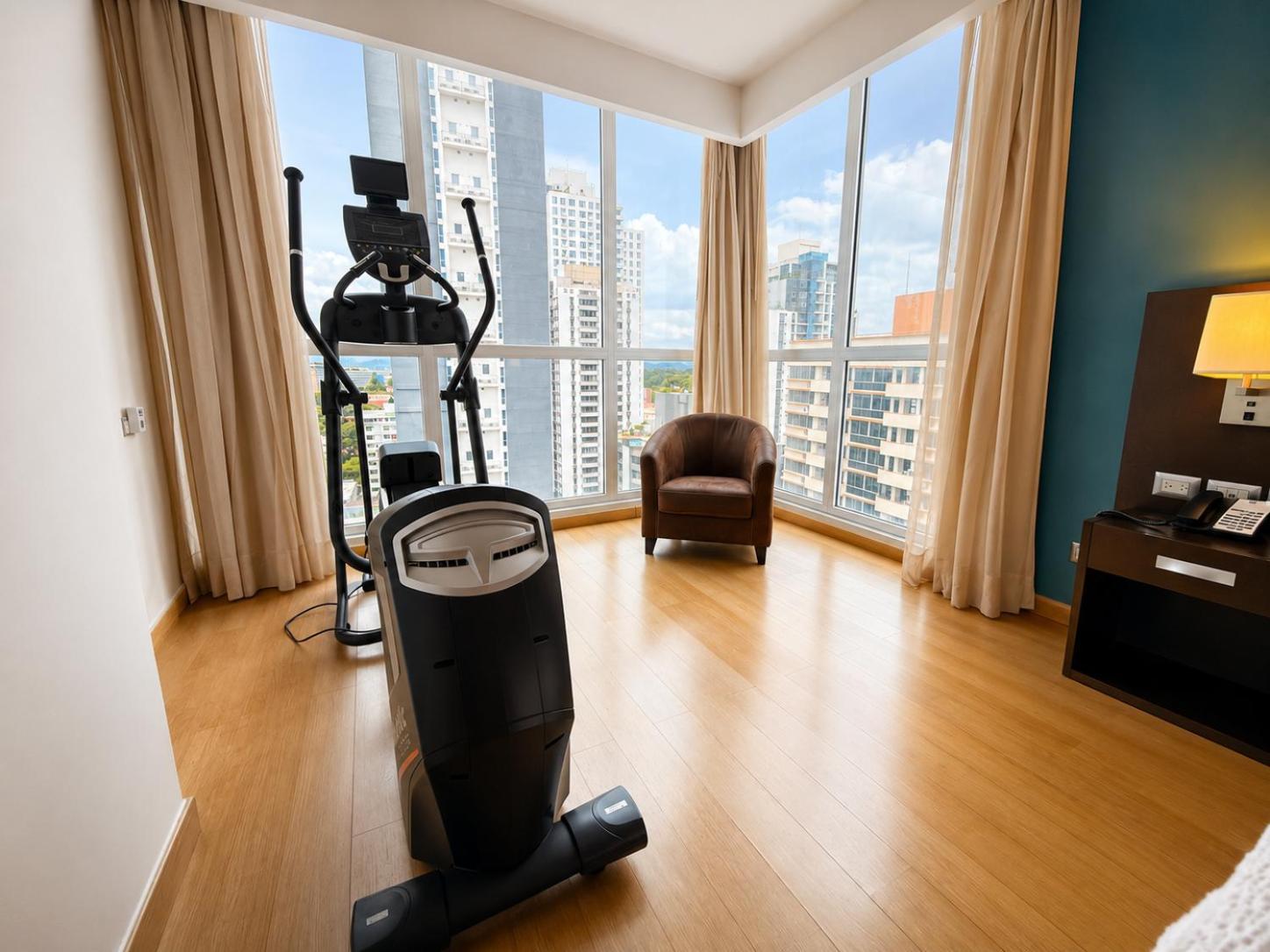 Deluxe Kamer met Kingsize Bed en Fitness