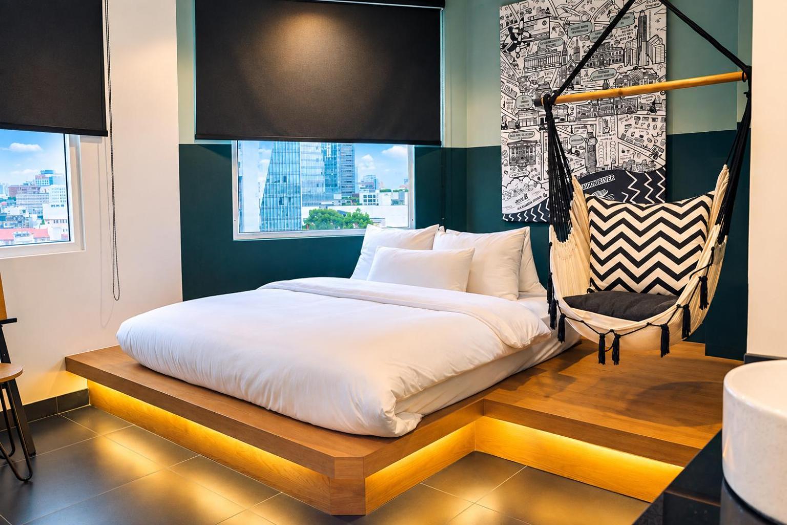 DELUXE DOUBLE NEST LAUNDRY MINIBAR