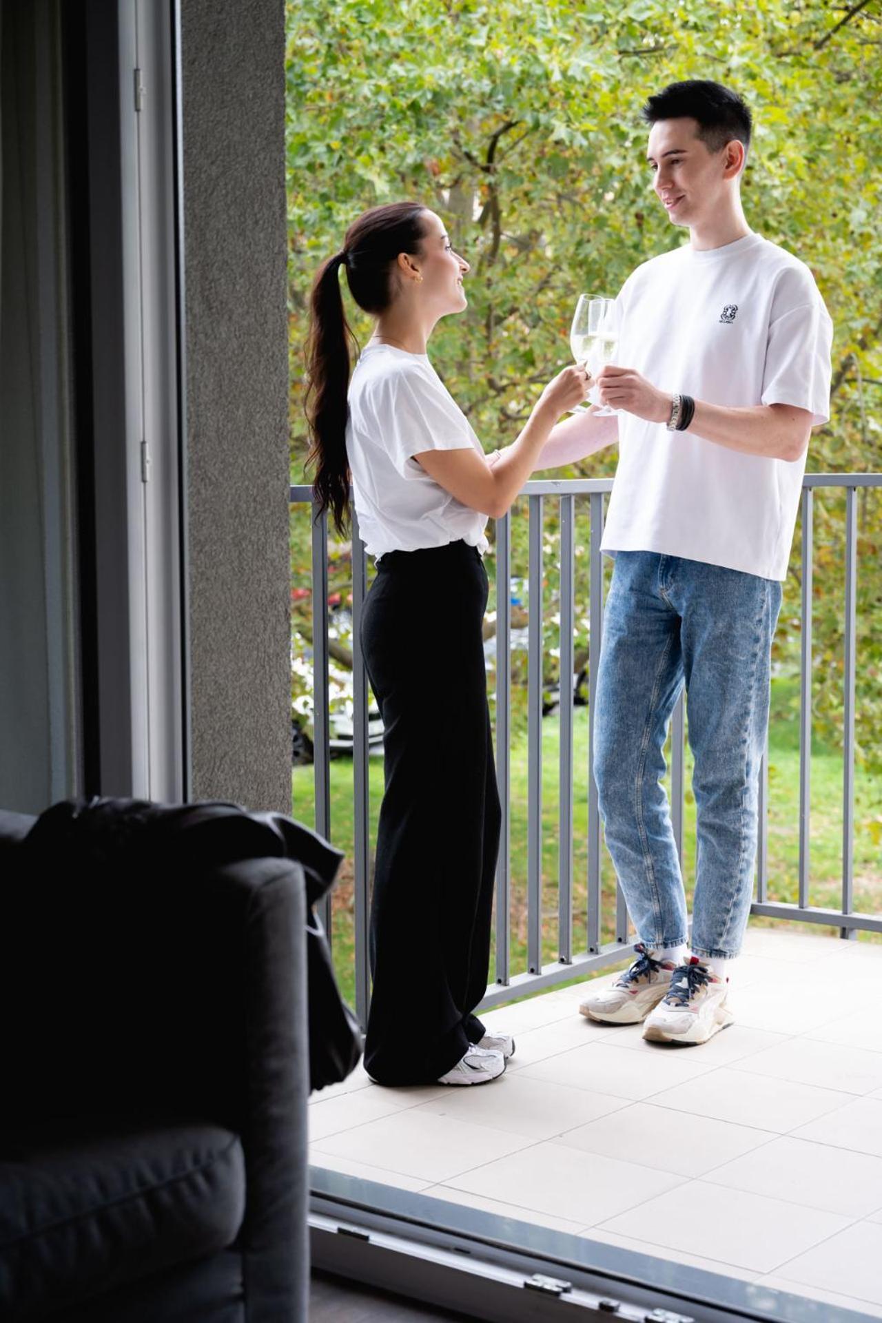 One-Bedroom Apartment Balcony