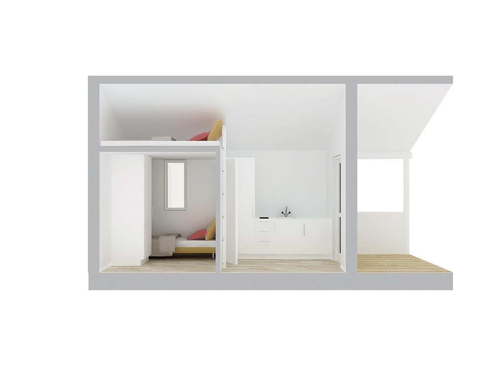 Family Bungalow Shared Shower