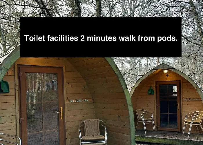 Dog friendly hotels Pine Marten Bar Glenmore Pods