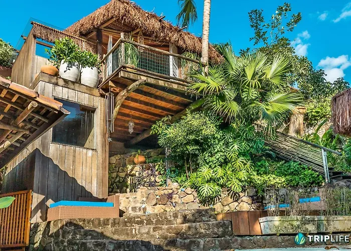  Casa de Sapê | Luxo em Ilhabela