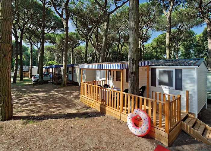Hotel sulla spiaggia: Albatross Mobile Homes on Camping Mare e Pineta