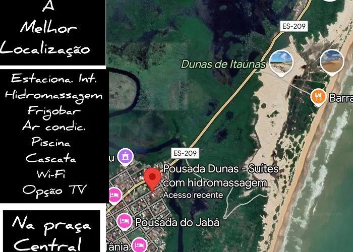 Pousada Dunas - Suítes com HIDROMASSAGEM no coração da Vila