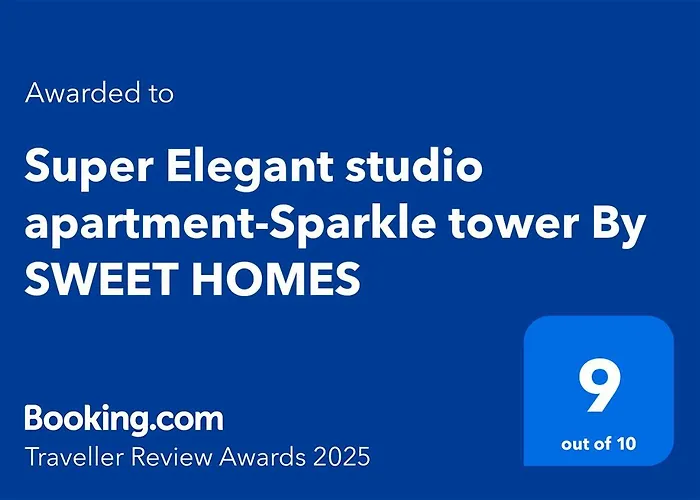 Beach hotel: Super Elegant Studio Apartment-Sparkle Tower By Sweet Homes