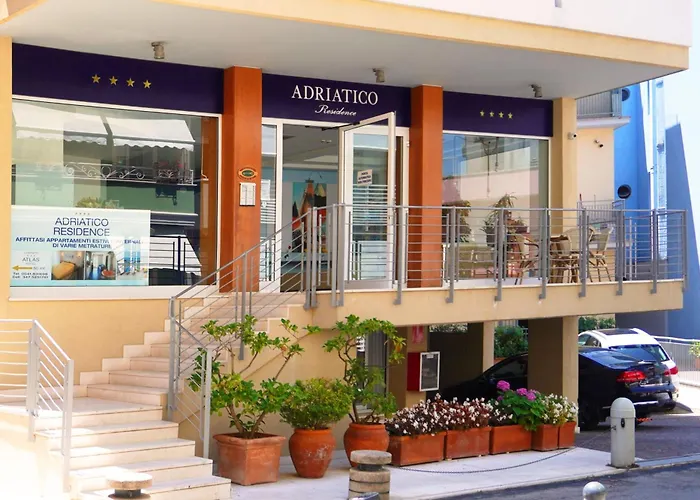 Hotel sulla spiaggia: Residence Adriatico
