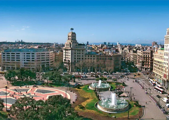 Hotels with a view Exe Plaza Catalunya