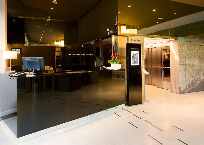 Hotels with a view Aparthotel Atenea Barcelona