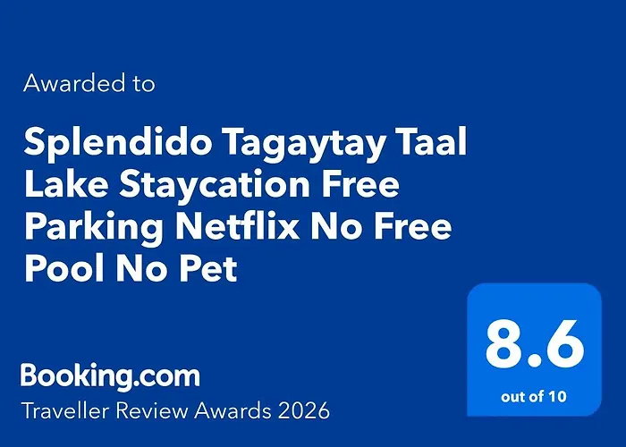 Splendido Tagaytay Taal Lake Staycation Free Parking Netflix No Free Pool No Pet